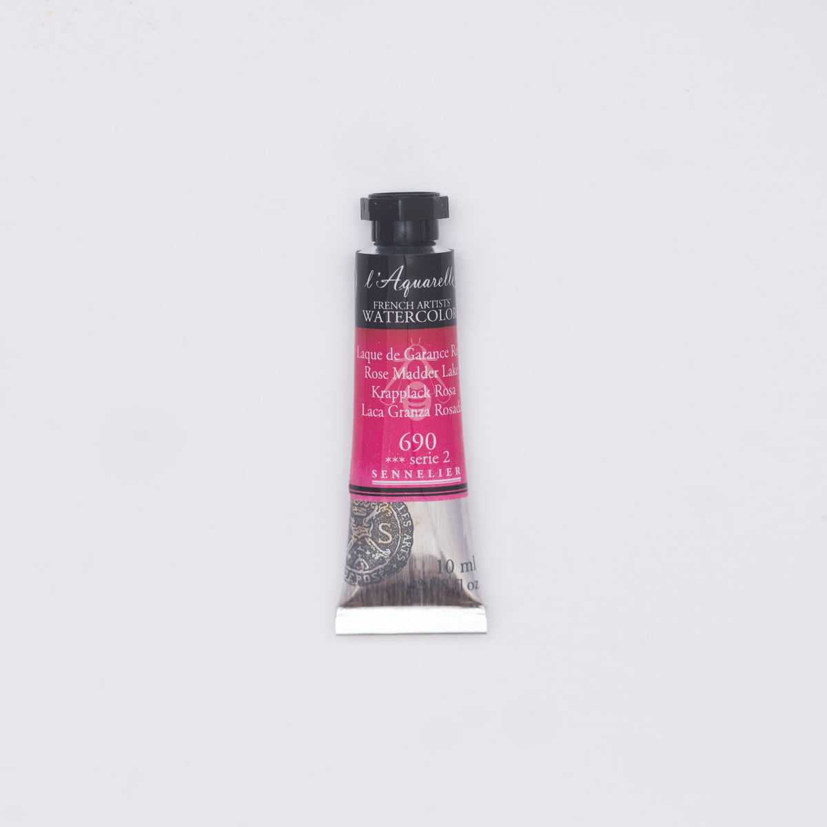 Sennelier Artist Watercolour 10ml Tube – Rose Madder Lake 690