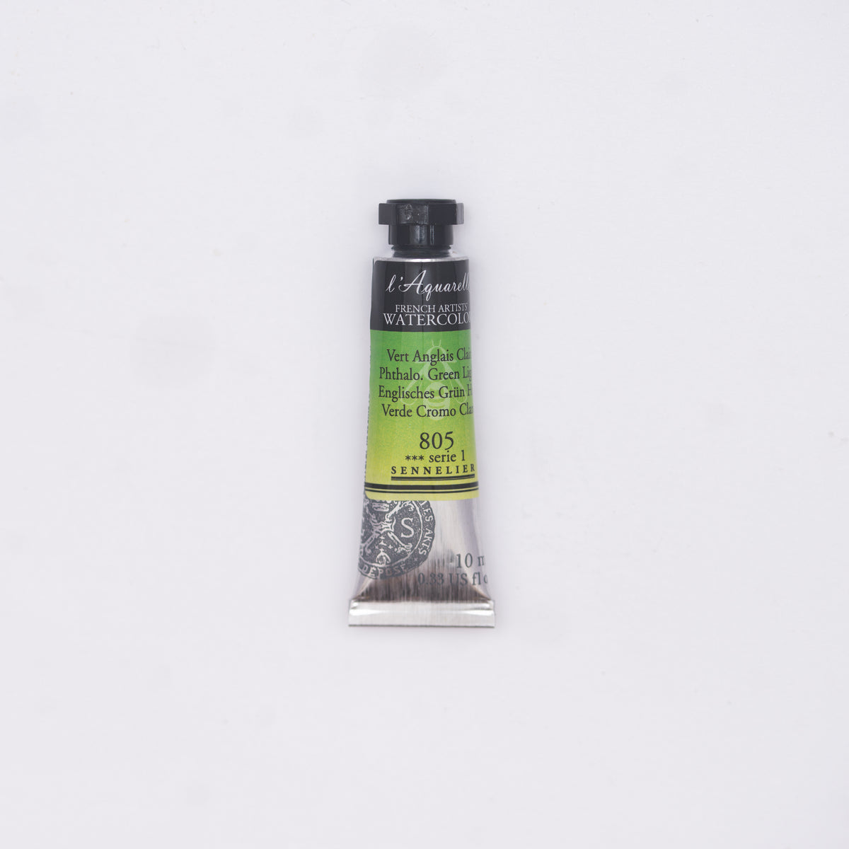 Sennelier Artist Watercolour 10ml Tube – Phthalo Green Light 805