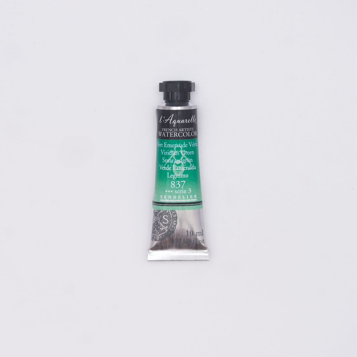 Sennelier Artist Watercolour 10ml Tube – Viridian Green 837