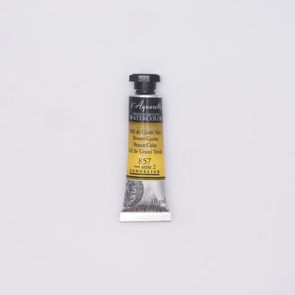 Sennelier Artist Watercolour 10ml Tube – Brown Green 857