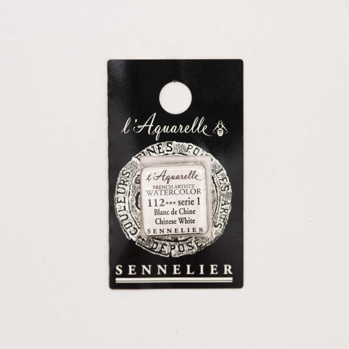 Sennelier Artist Watercolour Half Pan – Chinese White 112