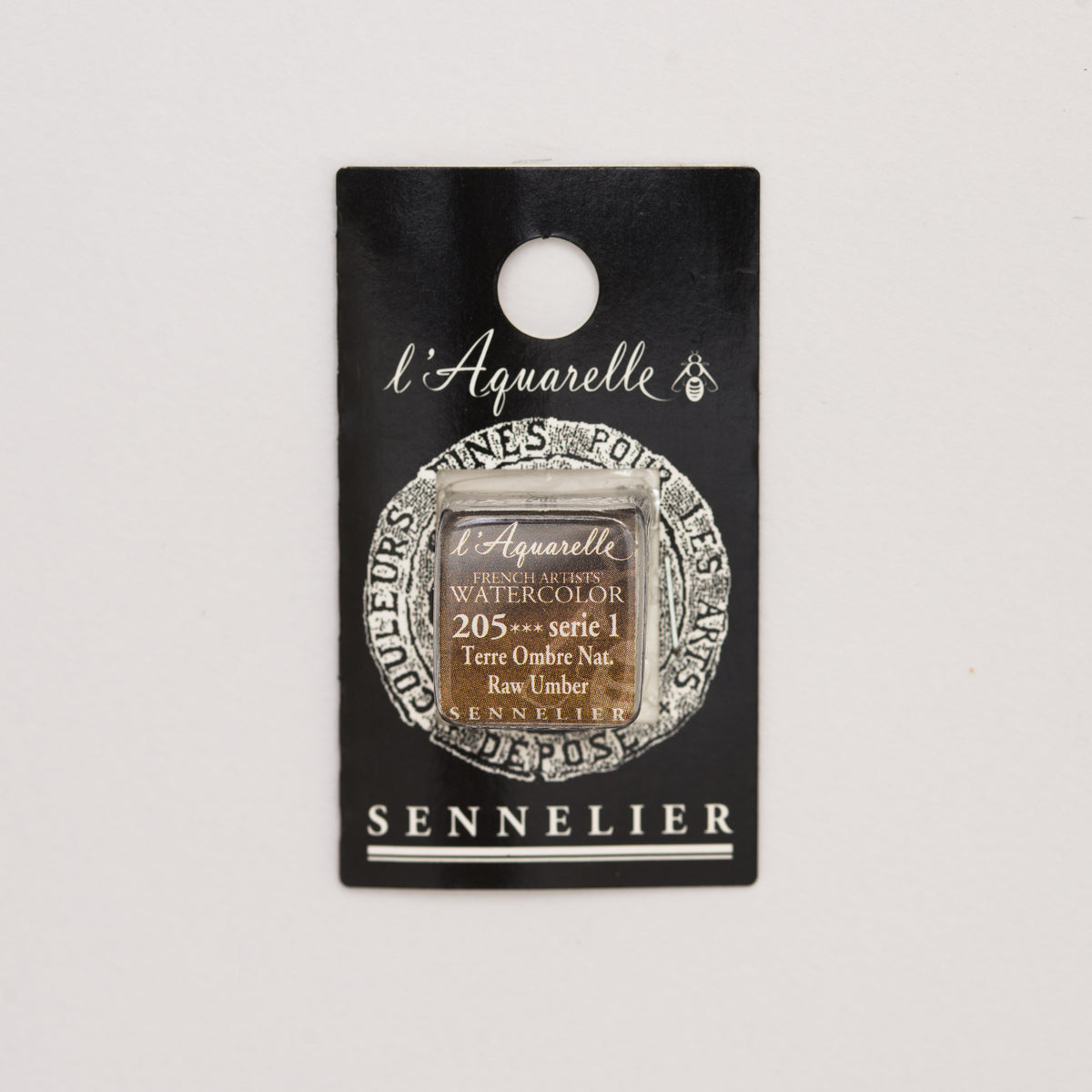 Sennelier Artist Watercolour Half Pan – Raw Umber 205