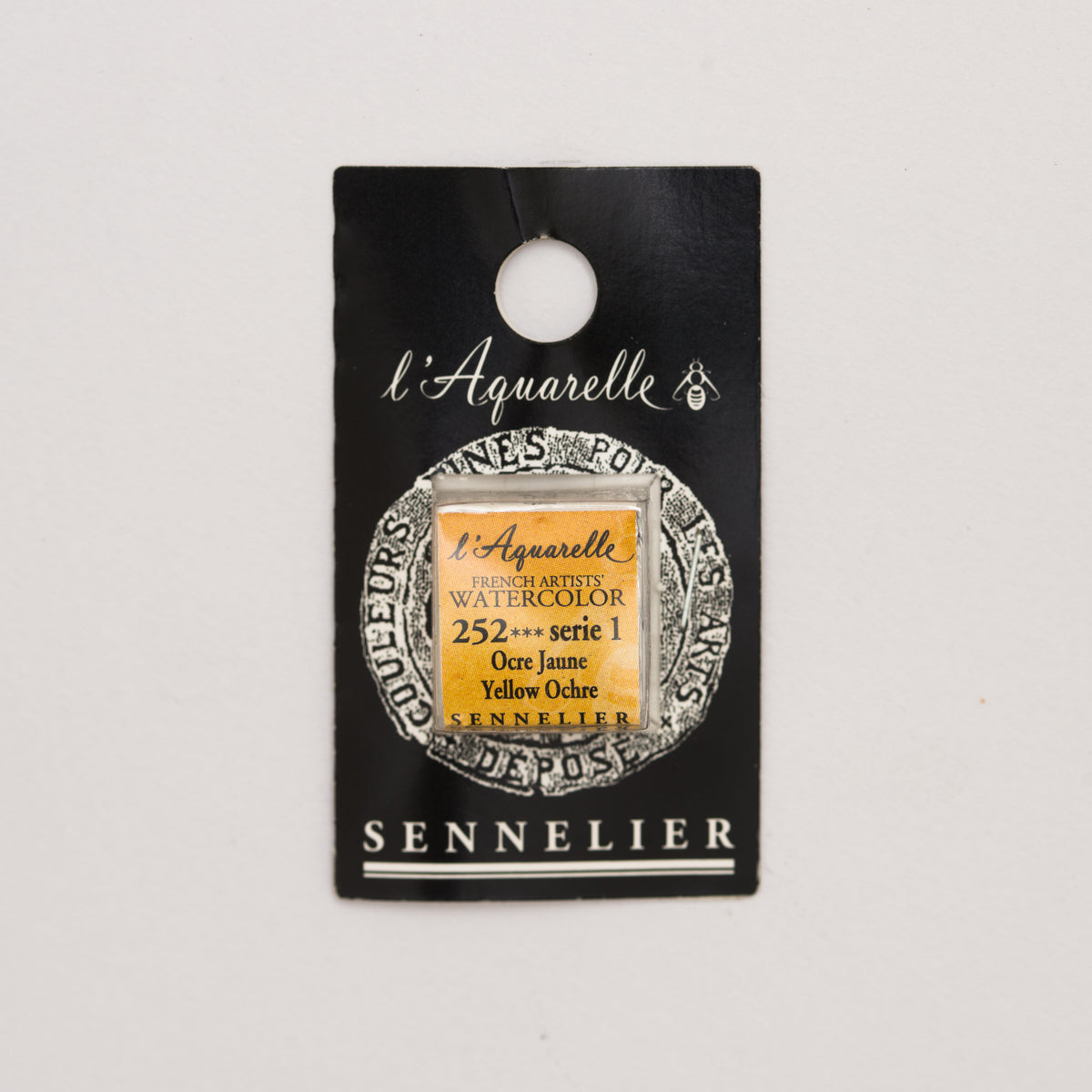 Sennelier Artist Watercolour Half Pan – Yellow Ochre 252