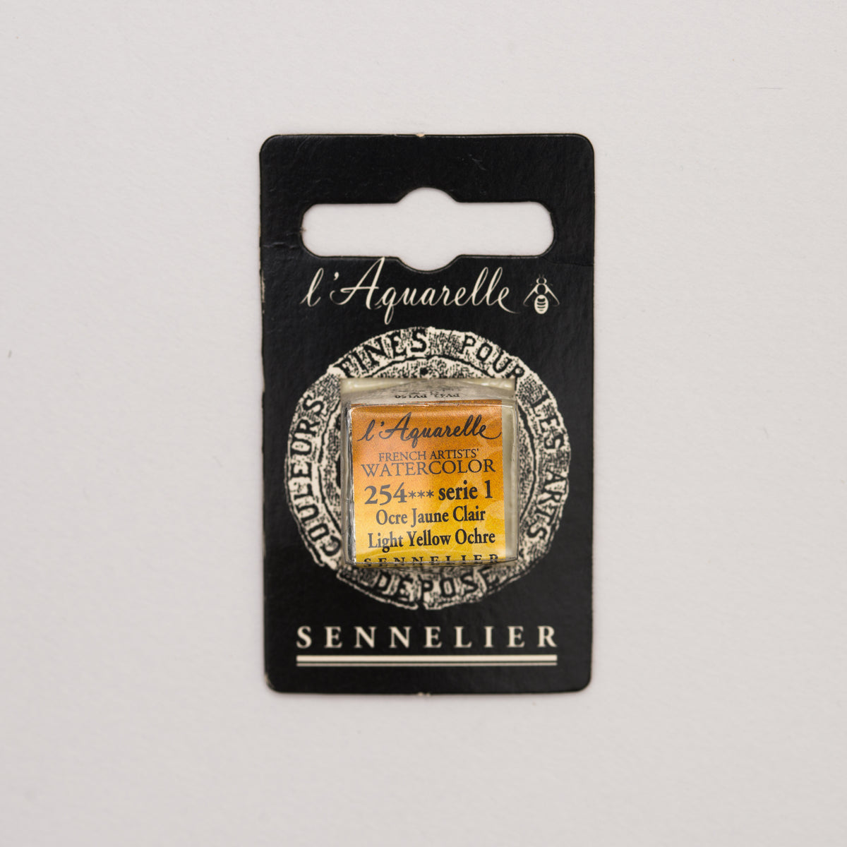 Sennelier Artist Watercolour Half Pan – Light Yellow Ochre 254