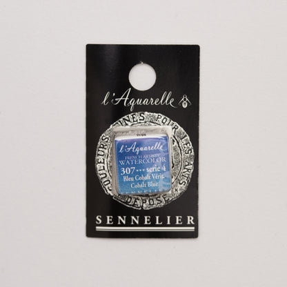 Sennelier Artist Watercolour Half Pan – Cobalt Blue 307