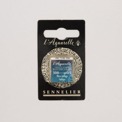 Sennelier Artist Watercolour Half Pan – Indigo 308