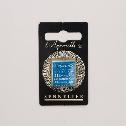 Sennelier Artist Watercolour Half Pan – Ultramarine Light 312