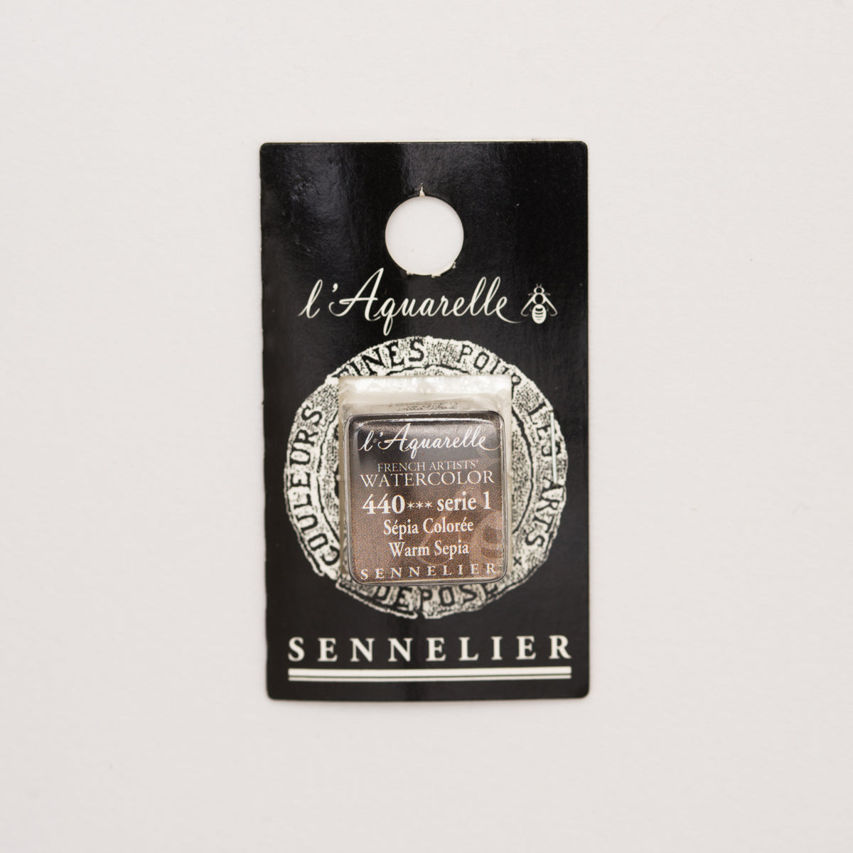 Sennelier Artist Watercolour Half Pan – Warm Sepia 440