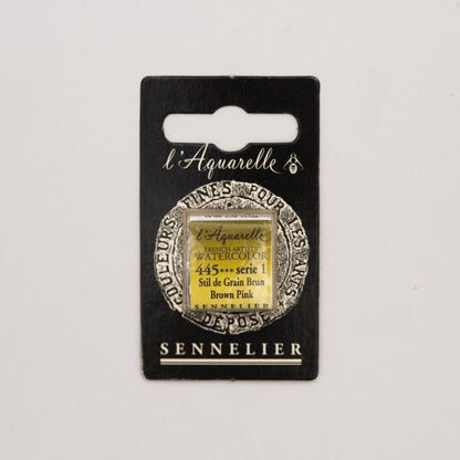 Sennelier Artist Watercolour Half Pan – Brown Pink 445