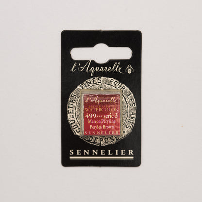 Sennelier Artist Watercolour Half Pan – Perylene Brown 499