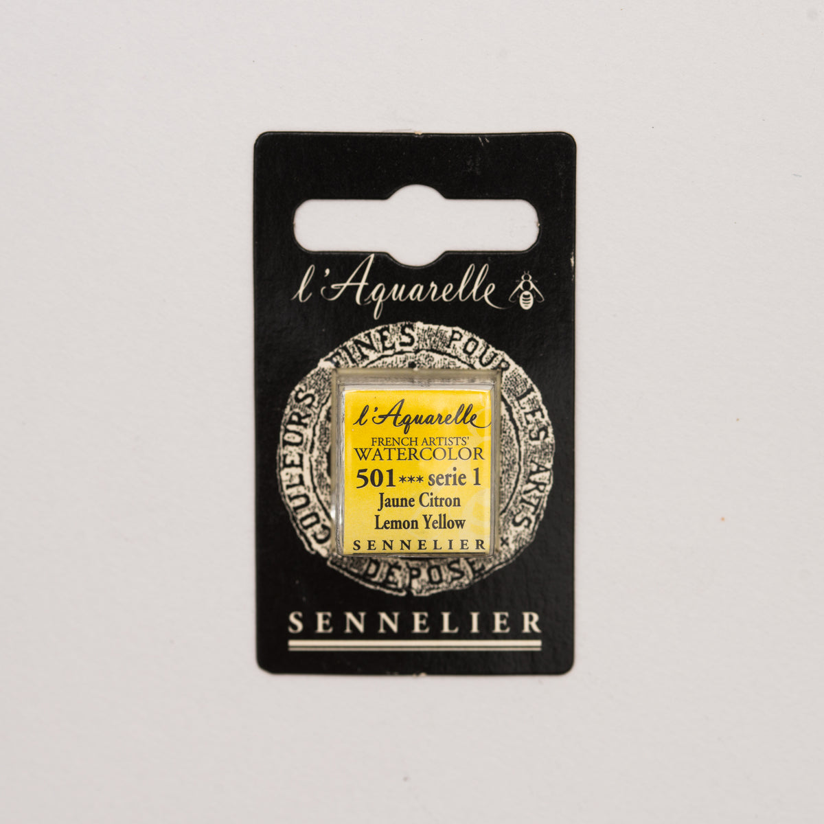 Sennelier Artist Watercolour Half Pan – Lemon Yellow 501