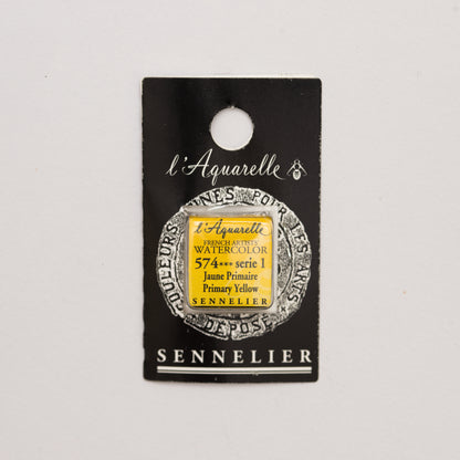 Sennelier Artist Watercolour Half Pan – Primary Yellow 574