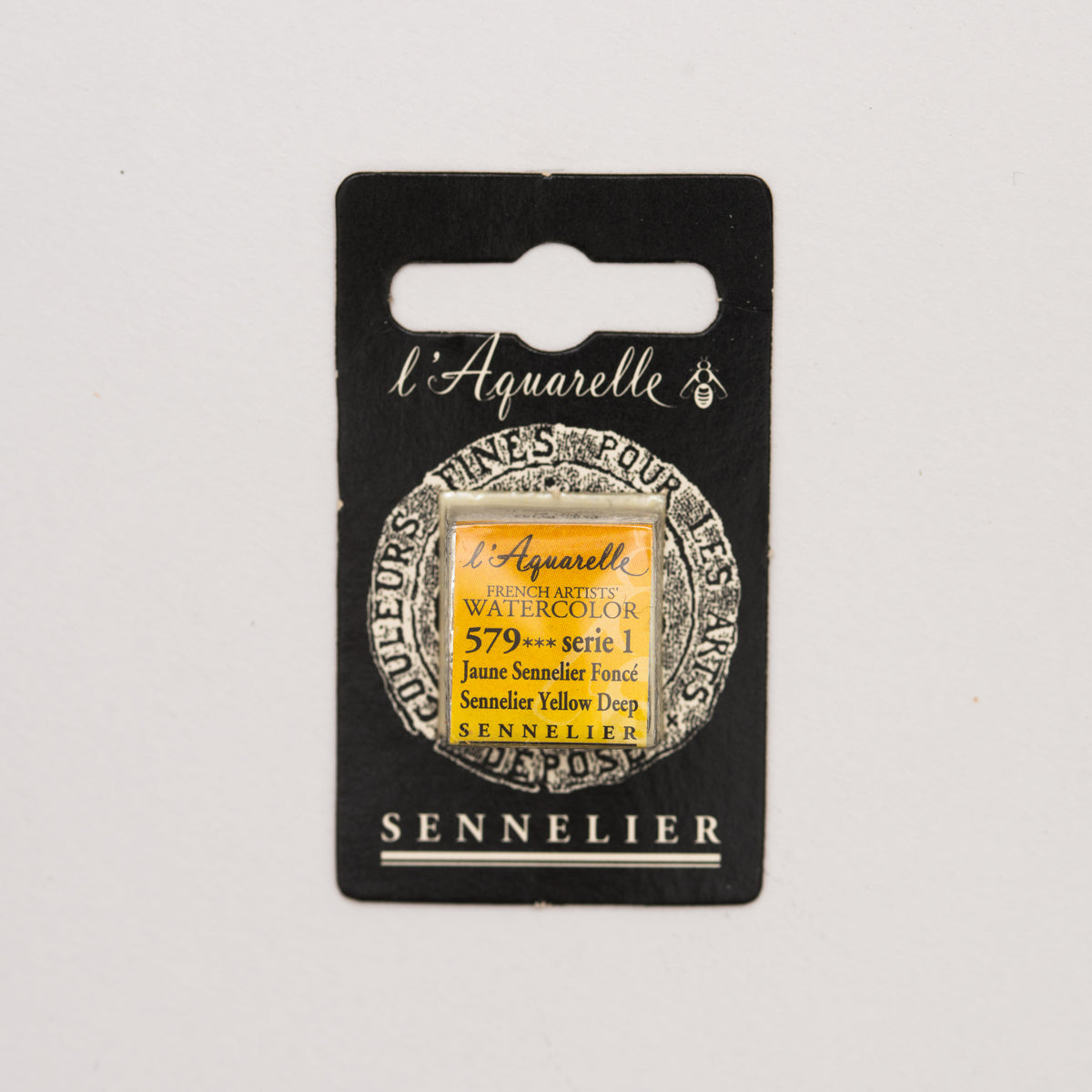 Sennelier Artist Watercolour Half Pan – Sennelier Yellow Deep 579