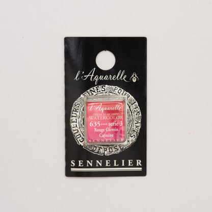 Sennelier Artist Watercolour Half Pan – Carmine 635