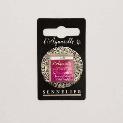 Sennelier Artist Watercolour Half Pan – Helios Purple 671