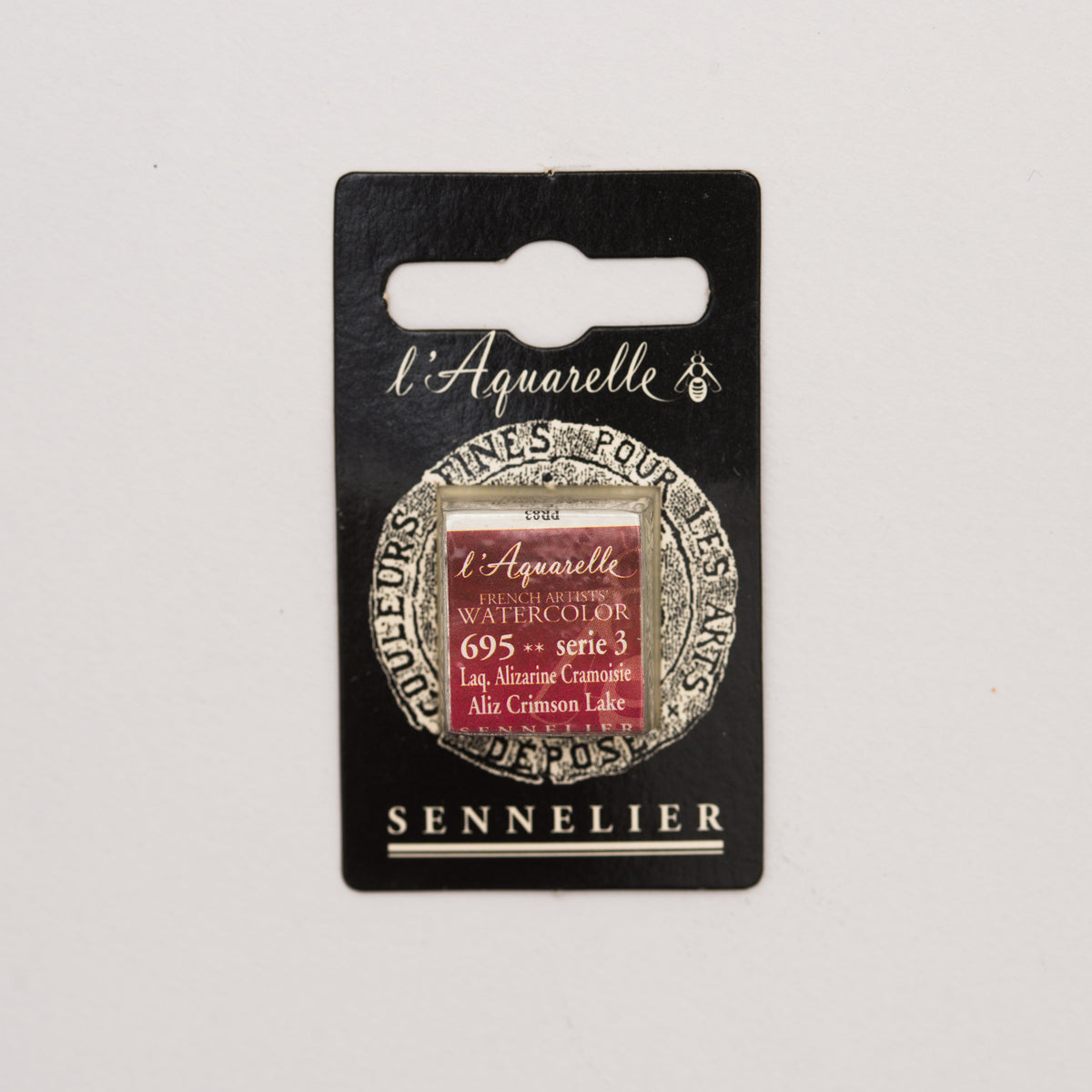 Sennelier Artist Watercolour Half Pan – Alizarin Crimson Lake 695