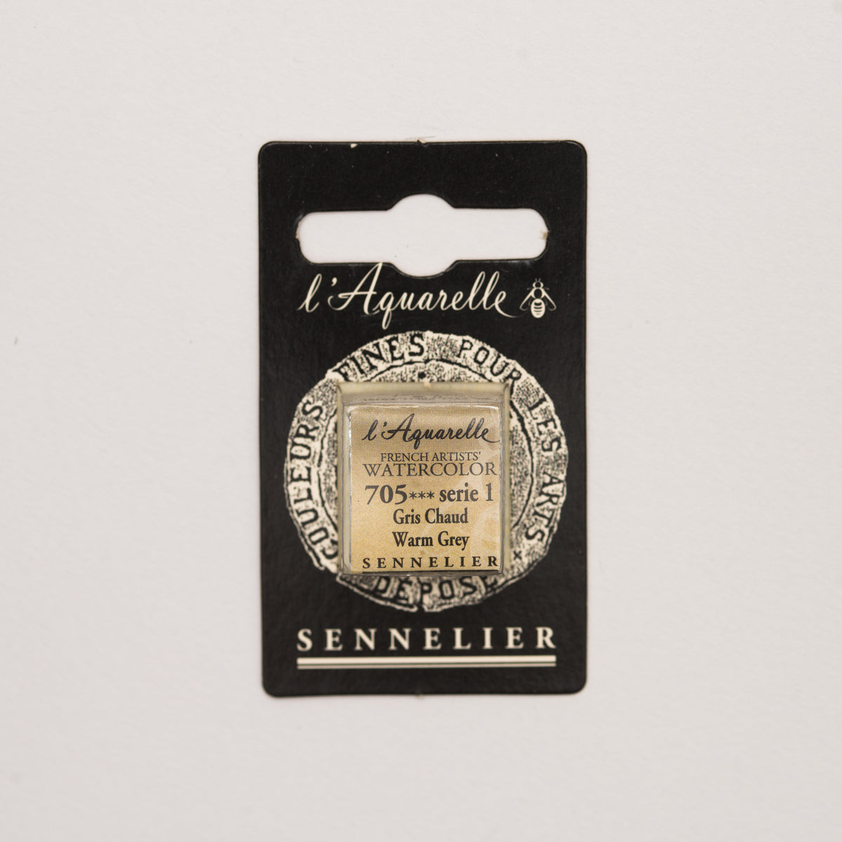 Sennelier Artist Watercolour Half Pan – Warm Grey 705