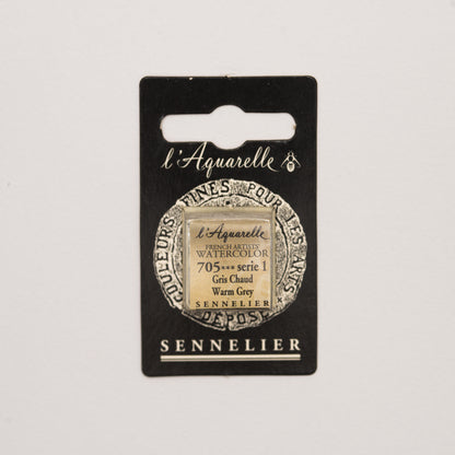 Sennelier Artist Watercolour Half Pan – Warm Grey 705