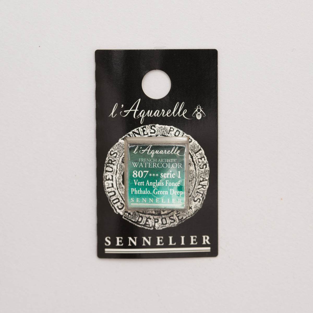 Sennelier Artist Watercolour Half Pan – Phthalo Green Deep 807