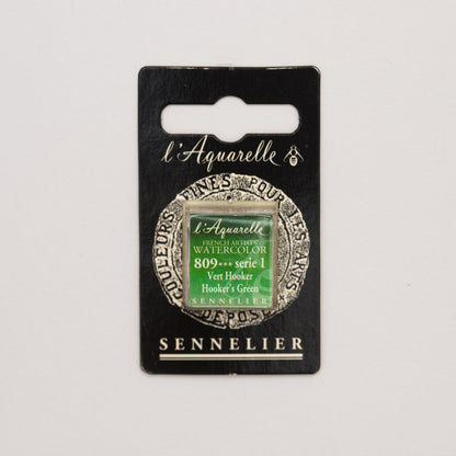 Sennelier Artist Watercolour Half Pan – Hooker's Green 809