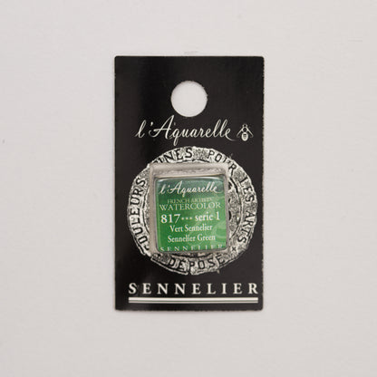 Sennelier Artist Watercolour Half Pan – Sennelier Green 817