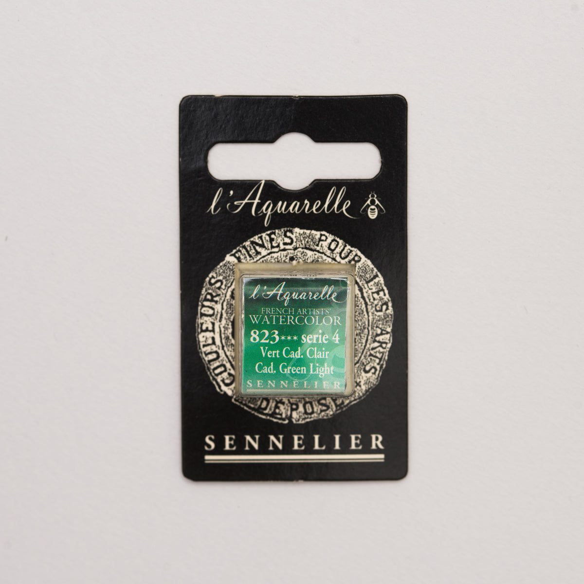 Sennelier Artist Watercolour Half Pan – Cadmium Green Light 823
