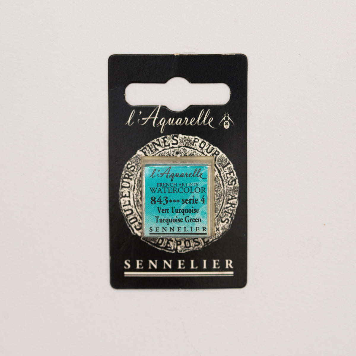 Sennelier Artist Watercolour Half Pan – Turquoise Green 843