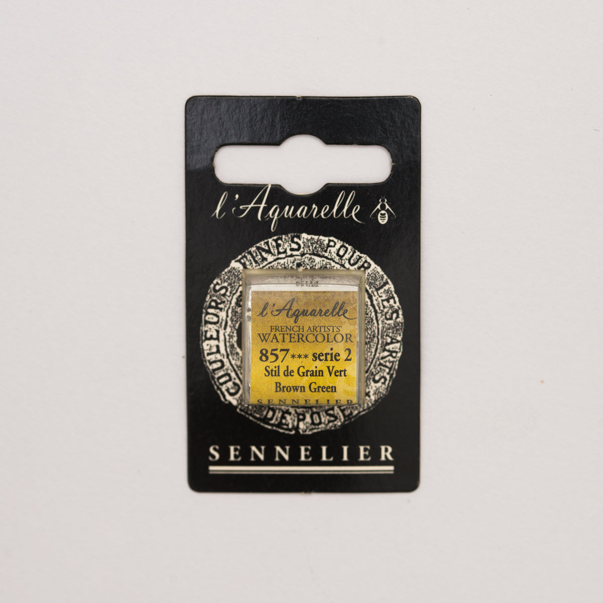 Sennelier Artist Watercolour Half Pan – Brown Green 857
