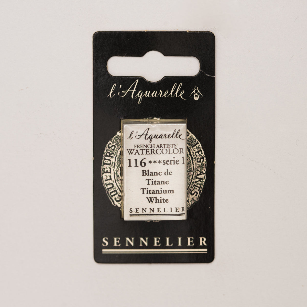 Sennelier Artist Watercolour Full Pan – Titanium White 116