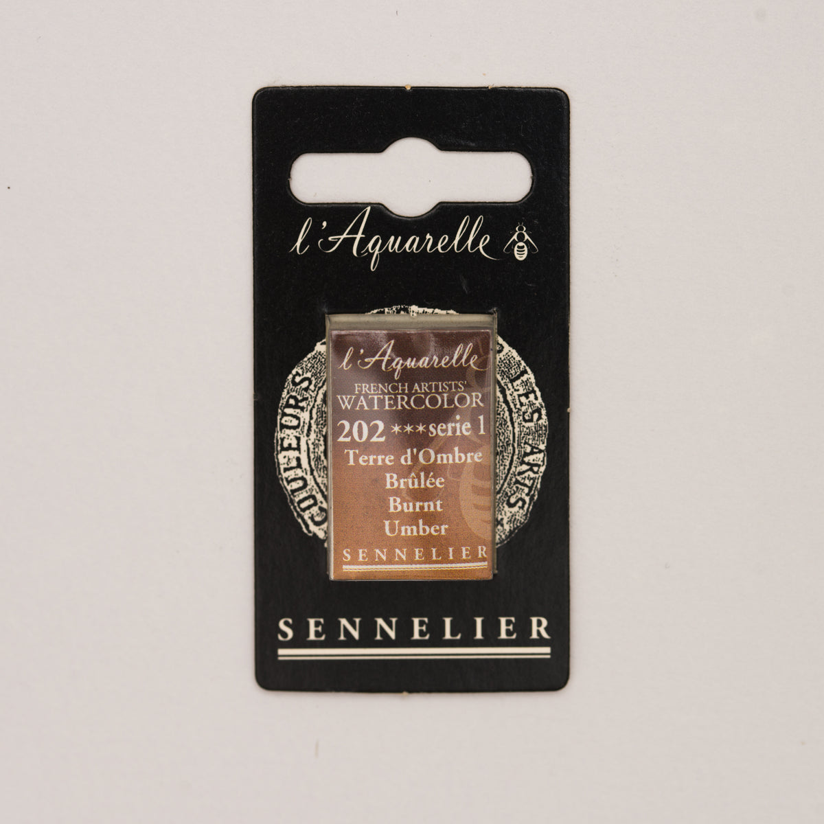 Sennelier Artist Watercolour Full Pan – Burnt Umber 202