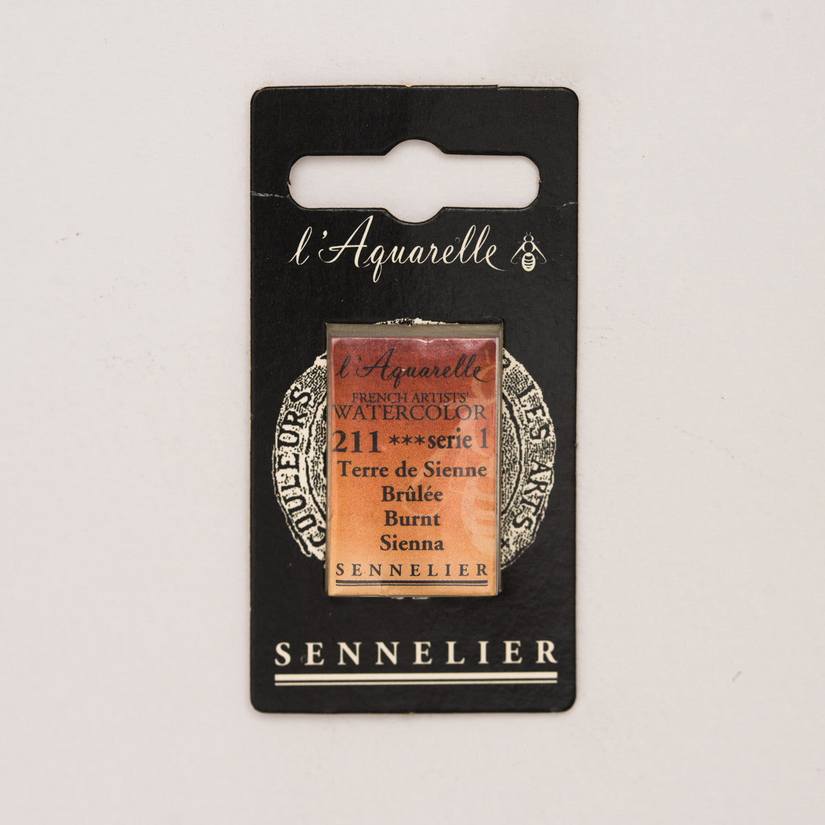 Sennelier Artist Watercolour Full Pan – Burnt Sienna 211