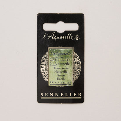 Sennelier Artist Watercolour Full Pan – Green Earth 213