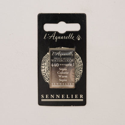 Sennelier Artist Watercolour Full Pan – Warm Sepia 440