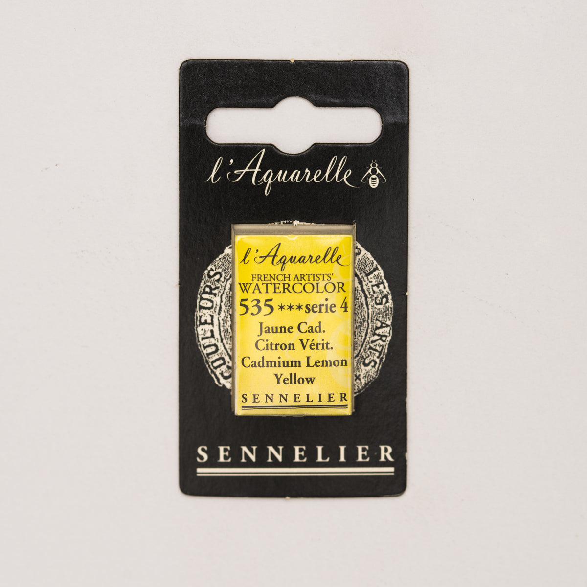 Sennelier Artist Watercolour Full Pan – Cadmium Lemon Yellow 535