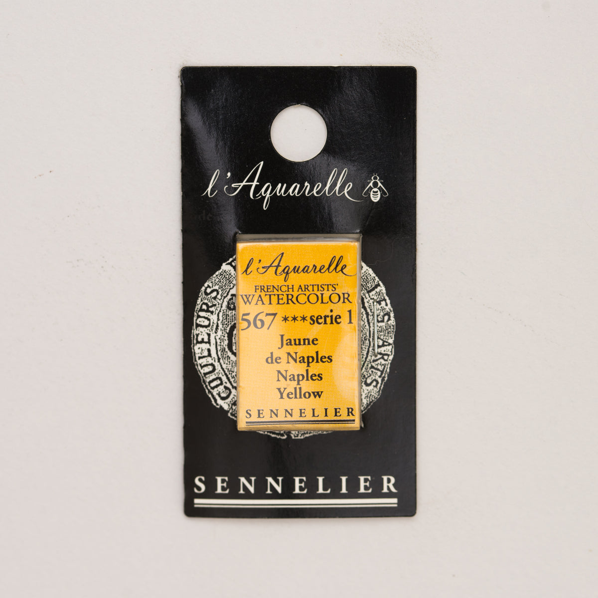 Sennelier Artist Watercolour Full Pan – Naples Yellow 567