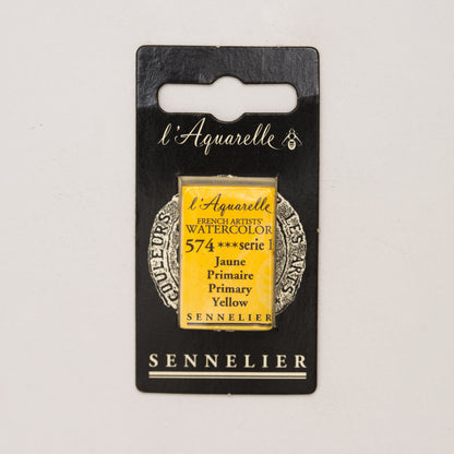 Sennelier Artist Watercolour Full Pan – Primary Yellow 574
