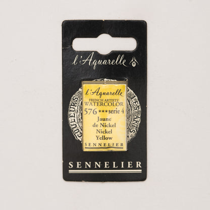 Sennelier Artist Watercolour Full Pan – Nickel Yellow 576