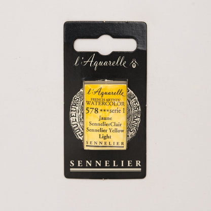 Sennelier Artist Watercolour Full Pan – Sennelier Yellow Light 578