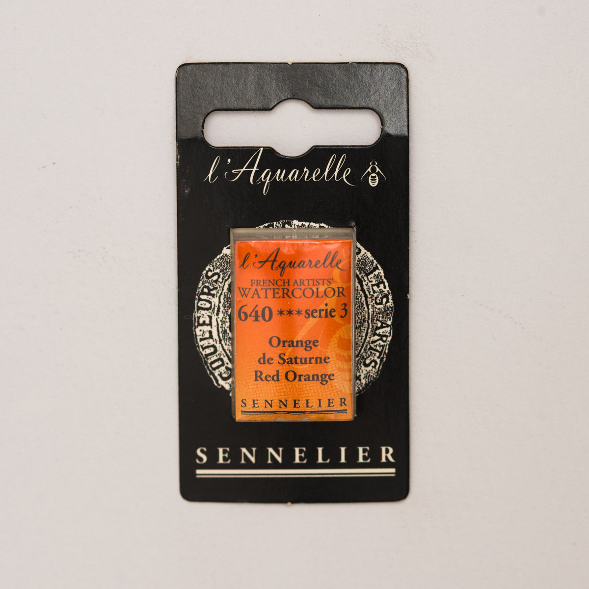 Sennelier Artist Watercolour Full Pan – Red Orange 640