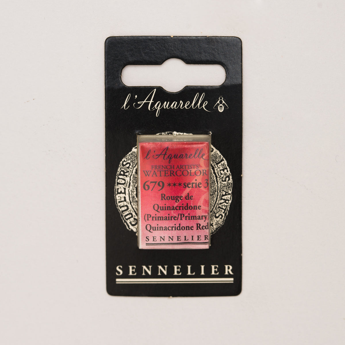 Sennelier Artist Watercolour Full Pan – Quinacridone Red 679