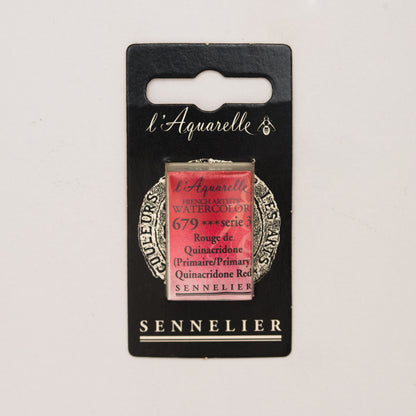 Sennelier Artist Watercolour Full Pan – Quinacridone Red 679