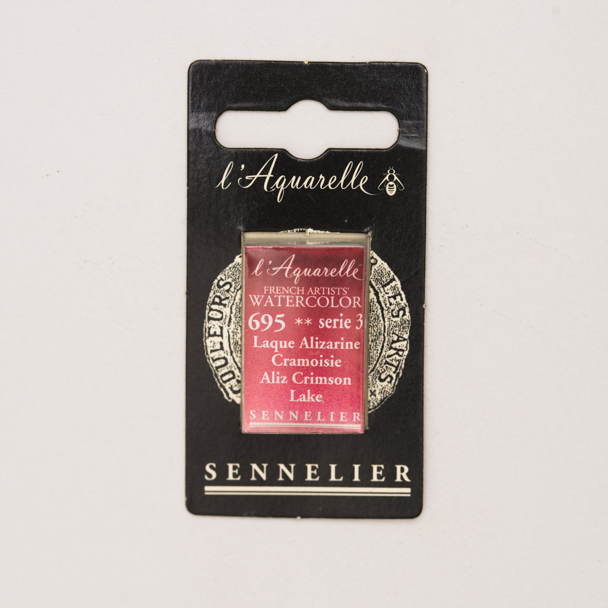 Sennelier Artist Watercolour Full Pan – Alizarin Crimson Lake 695