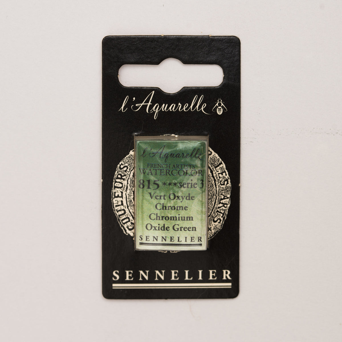 Sennelier Artist Watercolour Full Pan – Chromium Oxide Green 815