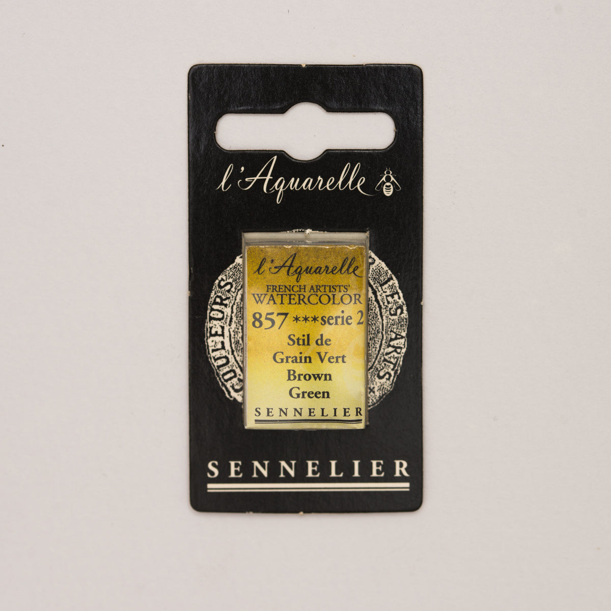 Sennelier Artist Watercolour Full Pan – Brown Green 857