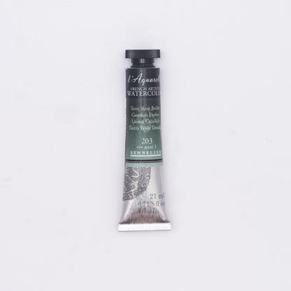 Sennelier Artist Watercolour 21ml Tube – Greenish Umber 203