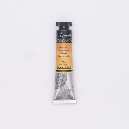 Sennelier Artist Watercolour 21ml Tube – Yellow Ochre 252
