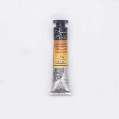 Sennelier Artist Watercolour 21ml Tube – Light Yellow Ochre 254