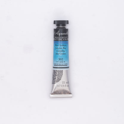 Sennelier Artist Watercolour 21ml Tube – Cerulean Blue 302