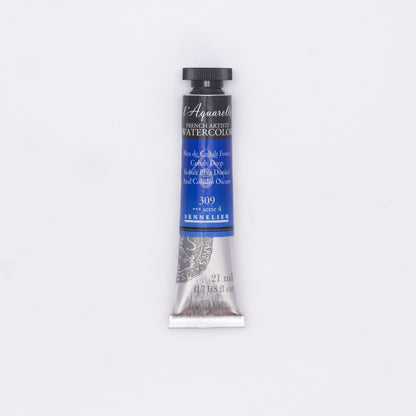 Sennelier Artist Watercolour 21ml Tube – Cobalt Blue Deep 309