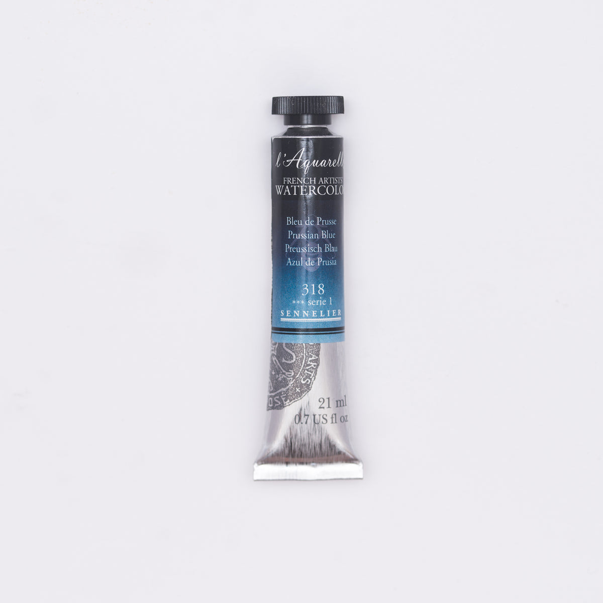 Sennelier Artist Watercolour 21ml Tube – Prussian Blue 318